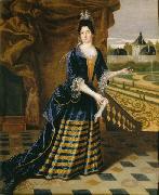 Simon Dequoy Portrait of Anne de Souvre oil painting reproduction